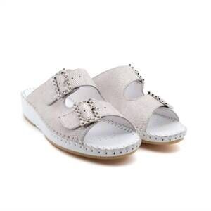 NEW LAPLUME women's jen slide in silver